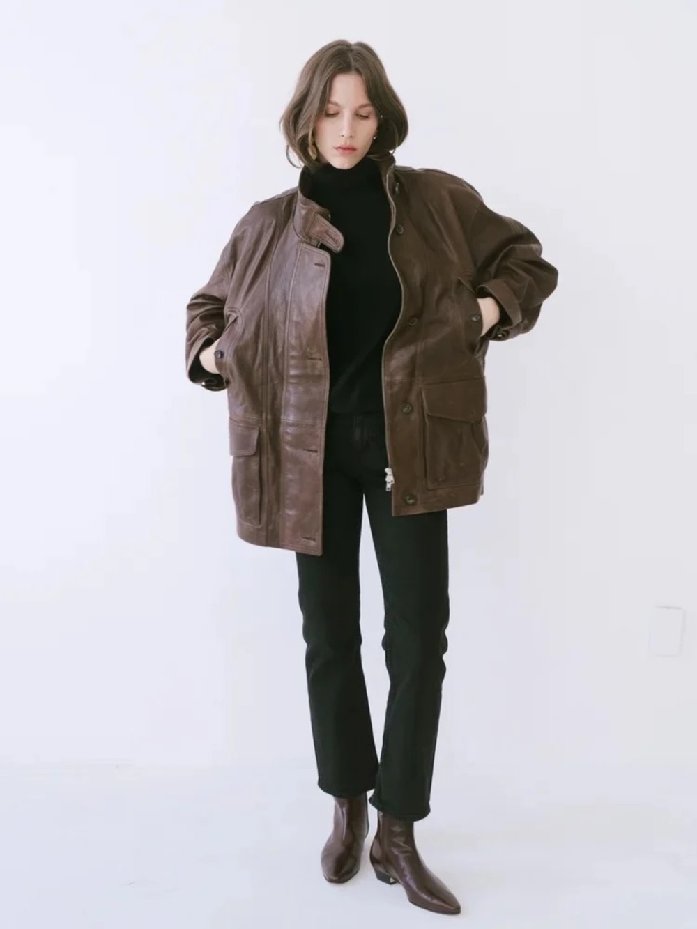 Jamie Haller Anorak Leather Jacket